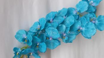 仿真花市場(chǎng)新寵 廠家直銷13頭壓紋蝴蝶蘭，打造高品質(zhì)工藝禮品花卉